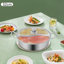 Fondue en acier inoxydable à double saveur 5L / 1,32Gal avec séparateur et couvercle-112472805