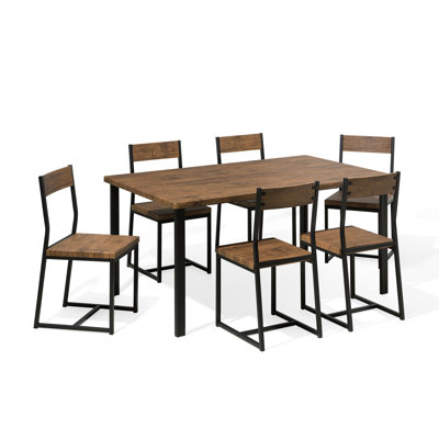 Kaci Dining Set with 6 Chairs