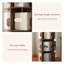 Bibliothèque standard en bois massif Nut-Brown