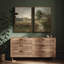 Art mural encadré rétro antique classique pour chambre à coucher-1009190291-1009190294