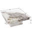 Table basse moderne avec un design texturé élégant-491887712