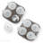 Silicone 4 Ice Ball Cube Tray - Set Of 2