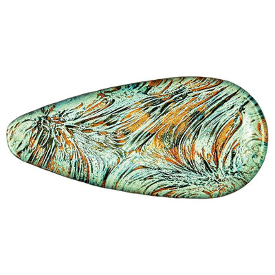 Red Pomegranate Ballad Glass Platter