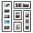 Edenfield Black Collage Picture Frame - Frames Included: 5