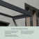 Palram - Canopia Neo Polycarbonate Clear Stationary Slope Door and Window Awning