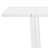2 Tiers Freestanding Clear Acrylic Table With Open Shelves