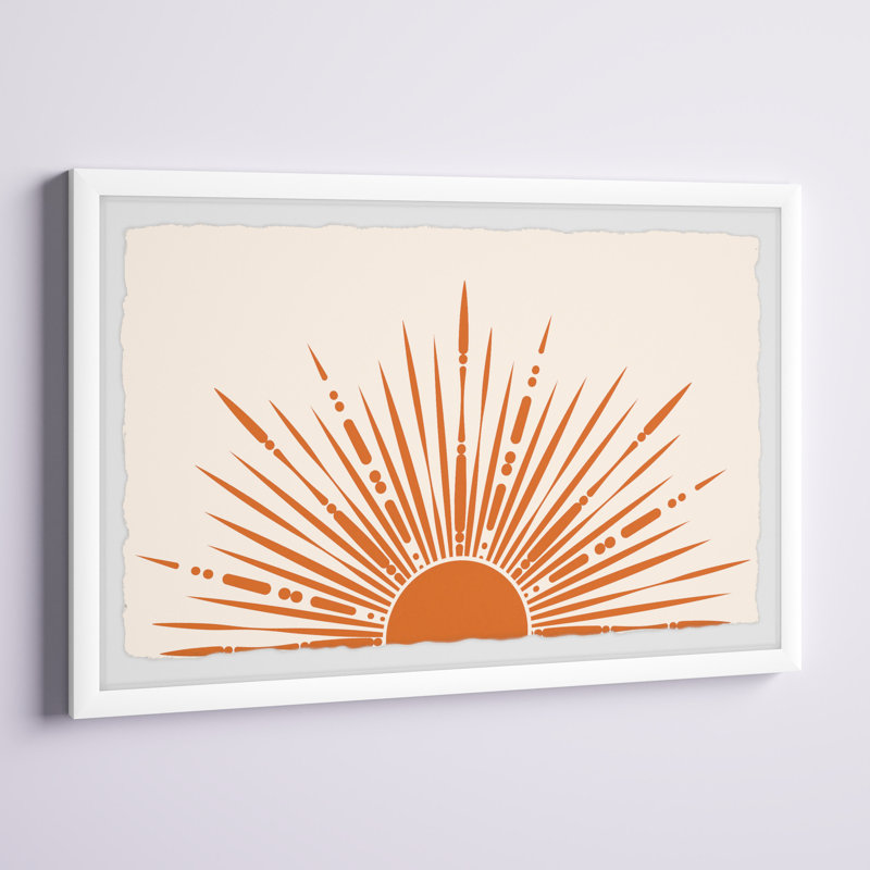 " The Sun Rays " Painting Print, 8" H x 12" W x 1.5" D