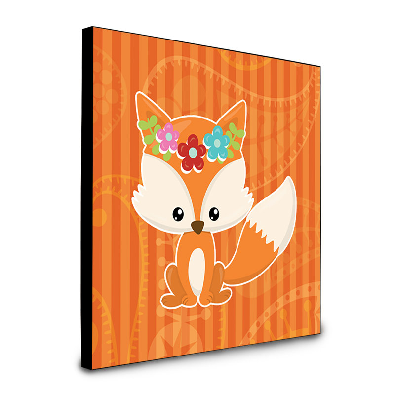 Panneau mural d’art fox Martique