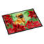 Tapis de porte pour l’extérieur antidérapant brabant griffon bruxellois poinsettas-38381093