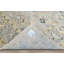 Tapis transitionnel gris en laine noué à la main 7 pi 9 po x 9 pi 9 po Oushak