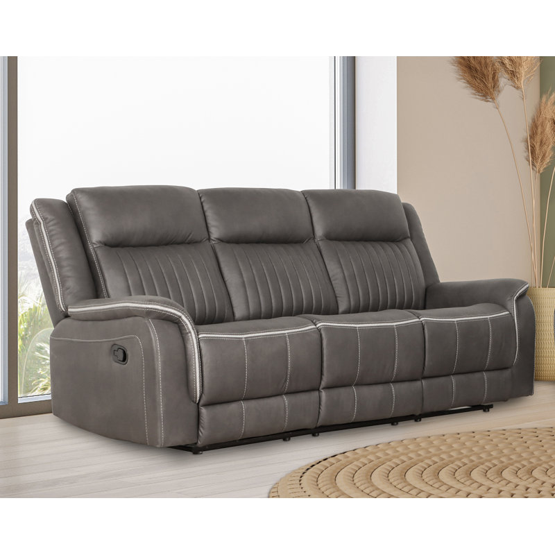 Sabrenna Upholstered 84.65'' Reclining Sofa