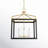 4 - Light Dimmable Lantern Geometric Chandelier-65237600-65237603