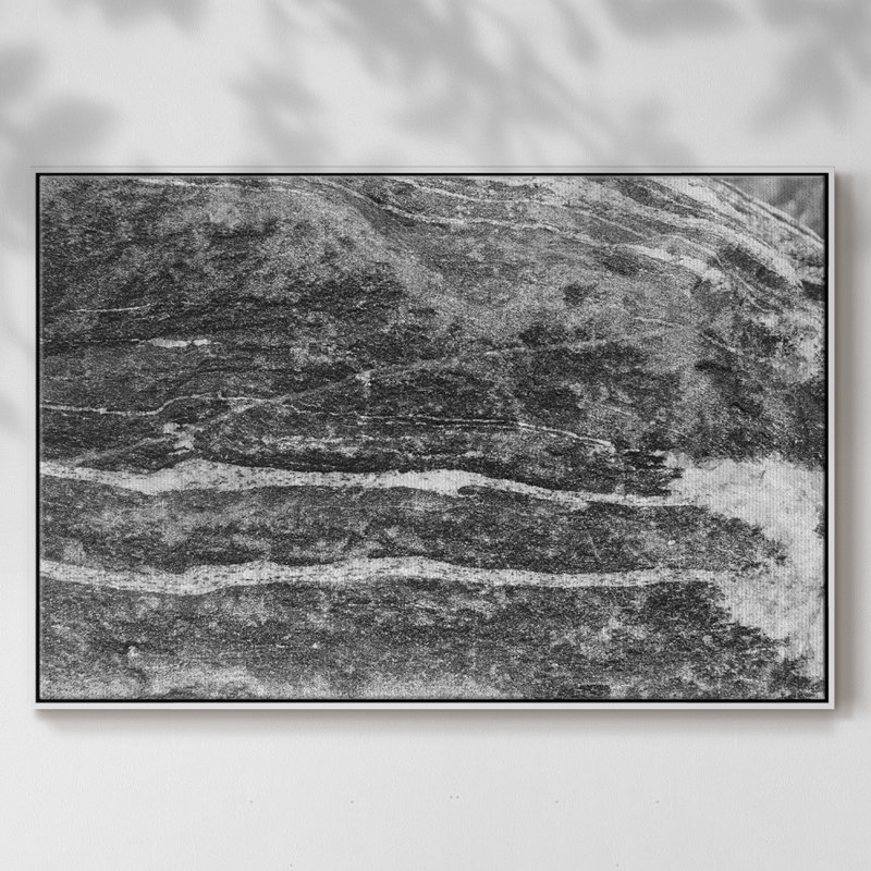 Found Textures X - Toile encadrée de qualité supérieure - prête à être accrochée, H 25 po x l 37 po x P 2 po