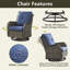 Chaise de patio avec coussins Tonry-828005260-828008722