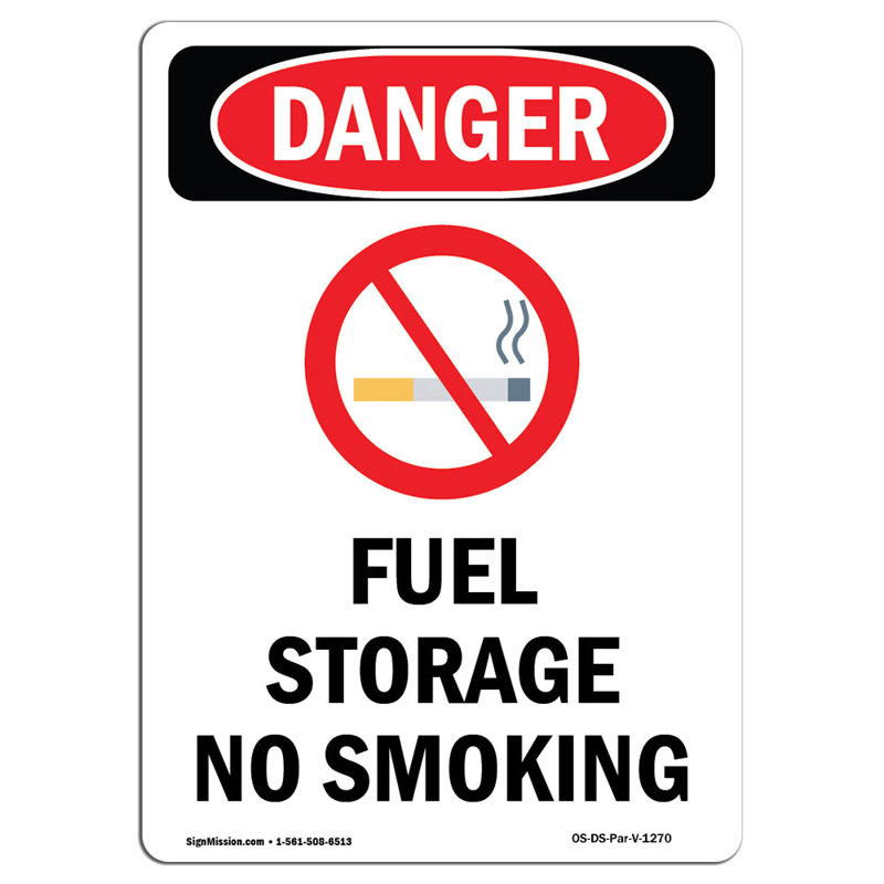 Danger Sign, 18" H x 12" W x 0.1" D