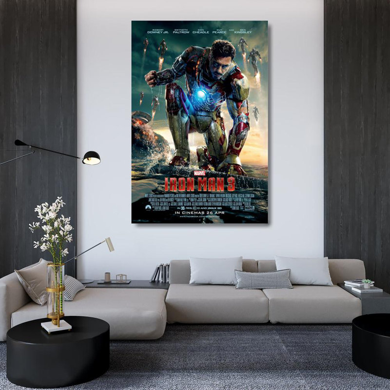 Iron Man 3, H 48 po x l 32 po