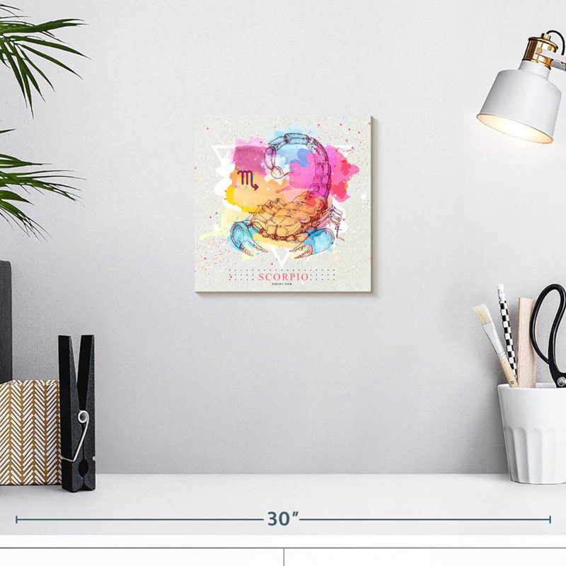 Javetta Scorpio Zodiac Sign, 10" H x 10" W