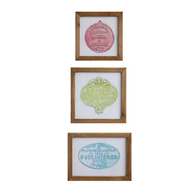 Wood Framed Wall Decor ( Styles)