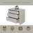 Beige Nightstand, No Assembly Required