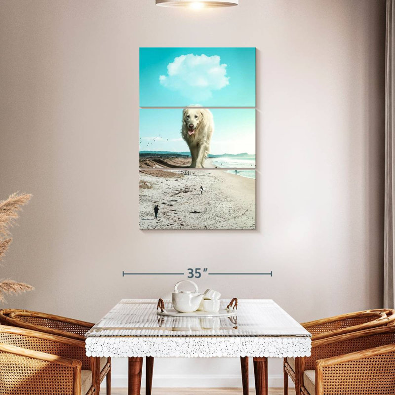 Brampt Wander Dog, 45" H x 28" W