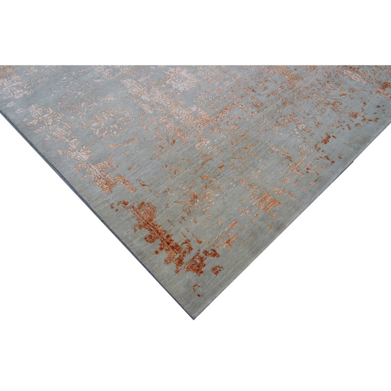 Hand Knotted Oriental Area Rug, Rectangle 10' x 14'