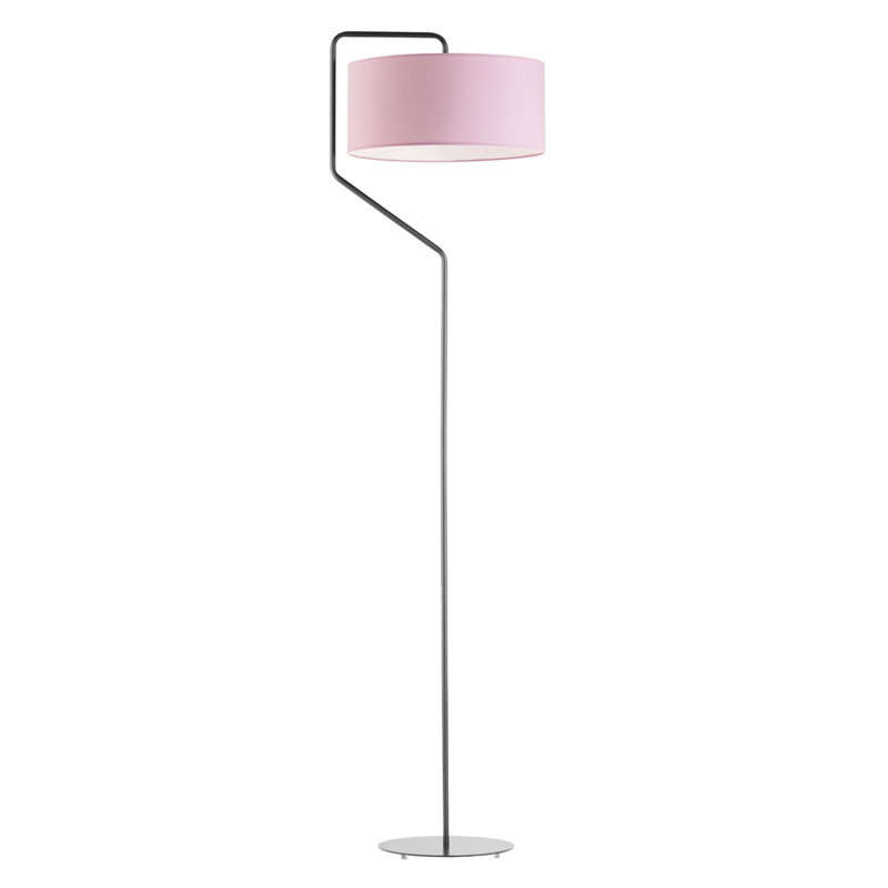 Eleanore 156cm Traditional Floor Lamp, Pink