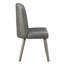 Chaises d'appoint en tissu d'ameublement Grey Grey