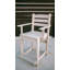 Chaise capitaine Polybird, à hauteur de comptoir, blanc-323546024