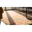 Tapis jaune en coton Antique