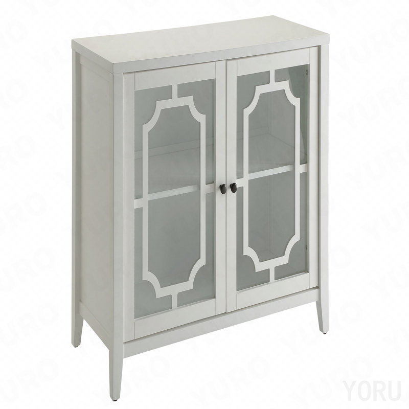 Console pour vestibule - Blanc antique, 30 cm H x 34 cm W x 15 cm D