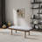 Light Grey Boucle Bench