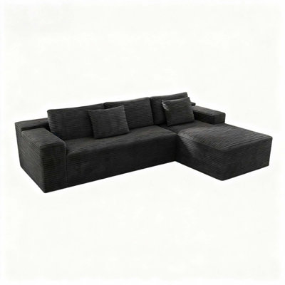 Modular Sectional Sofa with No Assembly Required