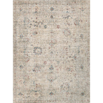 Oriental Area Rug in Beige