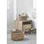 Hand Woven Wicker Laundry Hamper with Handles