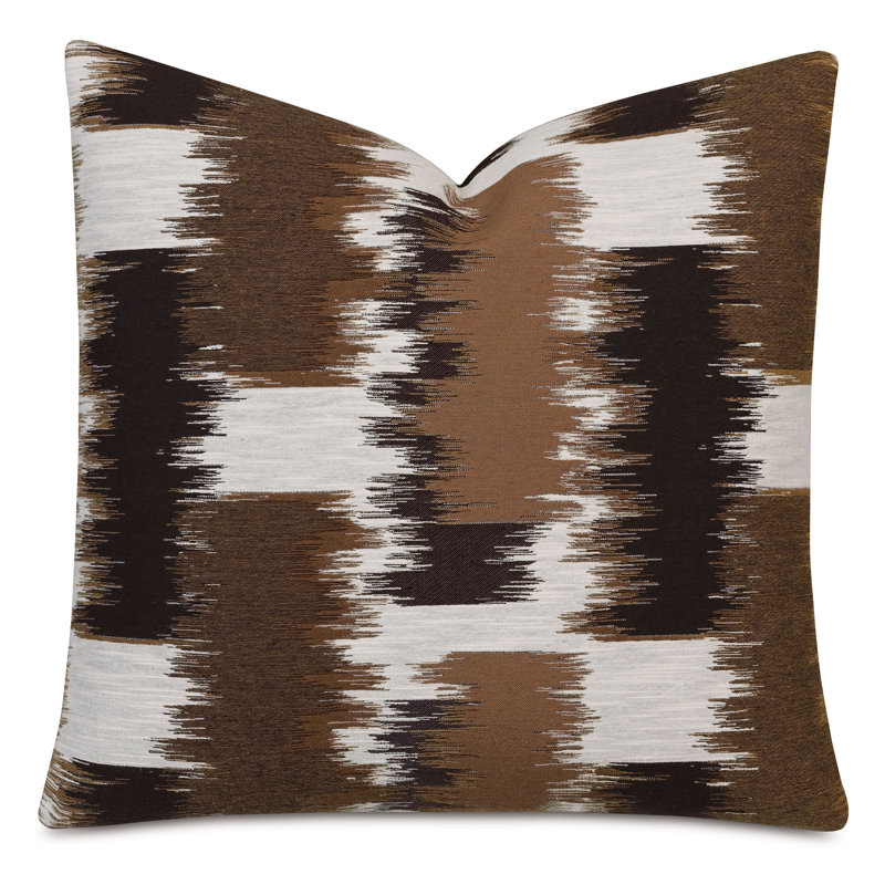 Boutique Square Pillow Cover & Insert, Chocolate