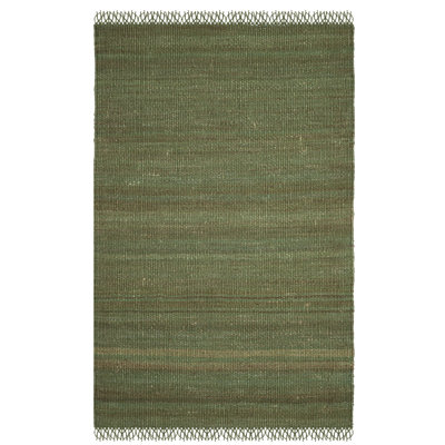 Fitzwater Handwoven Natural Jute Striped Area Rug