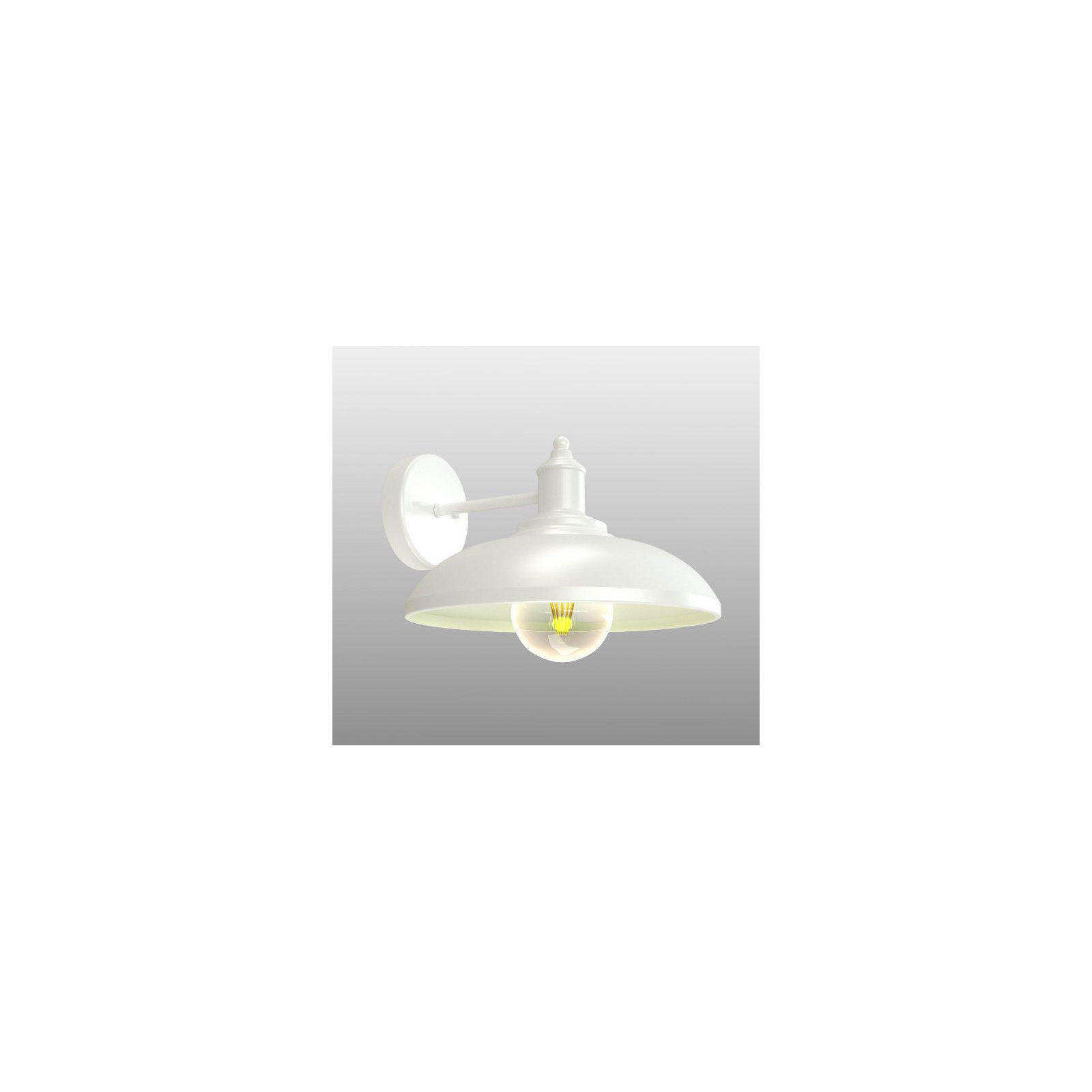 1-Light Outdoor Wall Lamp Black, Black
