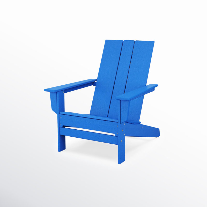 POLYWOOD x AllModern Oversized Adirondack Chair, Dark Blue