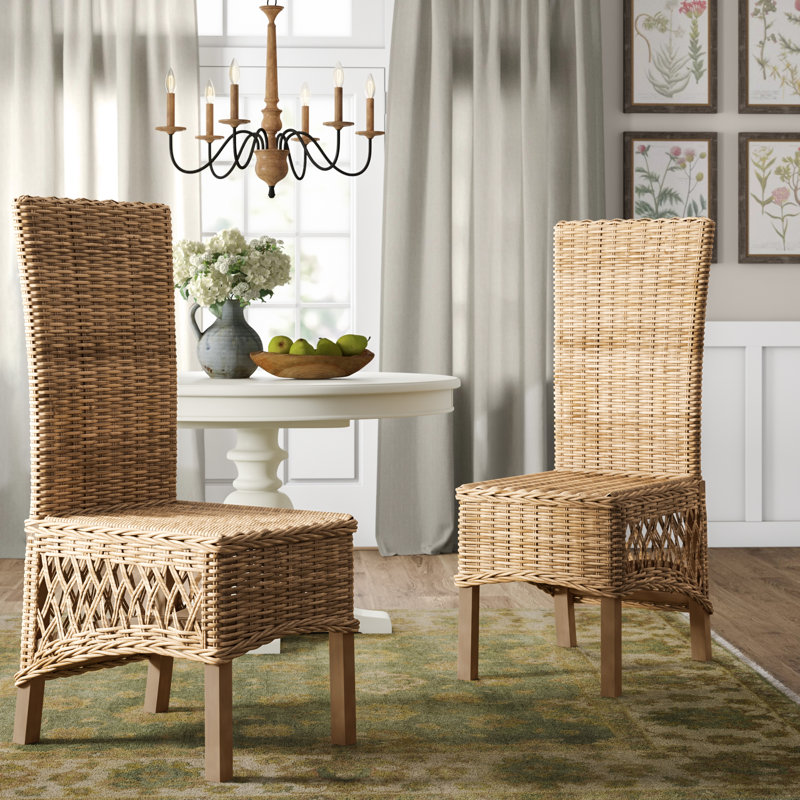Chaise d'appoint en rotin Daviston