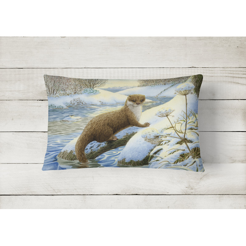  Coussin décoratif intérieur / extérieur Winter Otter
