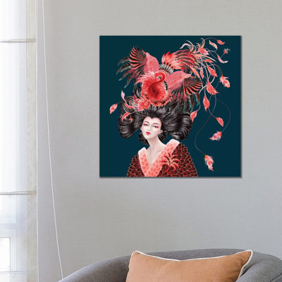 Flamingo by Sunny Gu - No Frame Gallery-Wrapped Canvas Giclée on Canvas