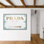 «Milan Sign Aqua», art textuel sur toile-51241913-51241918