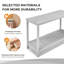 Table d'appoint à 2 niveaux pour patio en bois massif-132952133