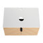Meuble-lavabo de 30 po avec lavabo d'art en céramique, dalle de pierre artificielle, aspect décoratif avec rangement de conception supérieure
