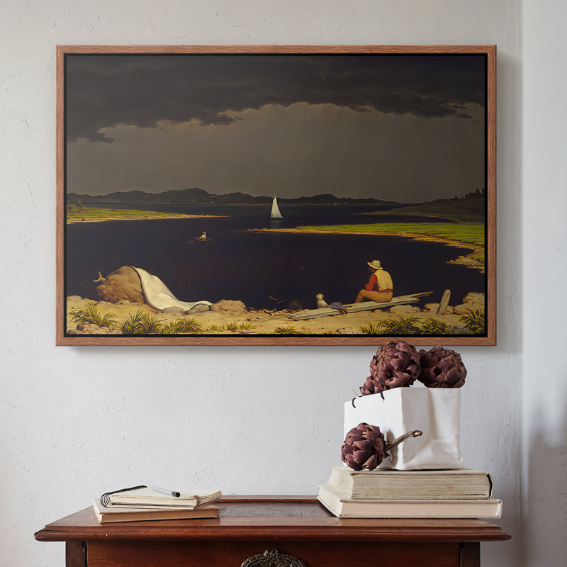 Toile tendue avec cadre 0-Martin Johnson Heade, 16 x 24, Noyer