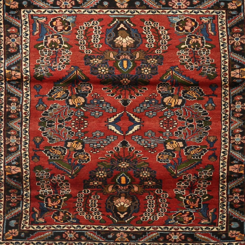 Tapis rouge à motif sud-ouest, Rond 6 pi
