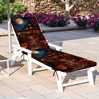 Coussin de patio intérieur d'extérieur Peenoke 3 po Haunted House