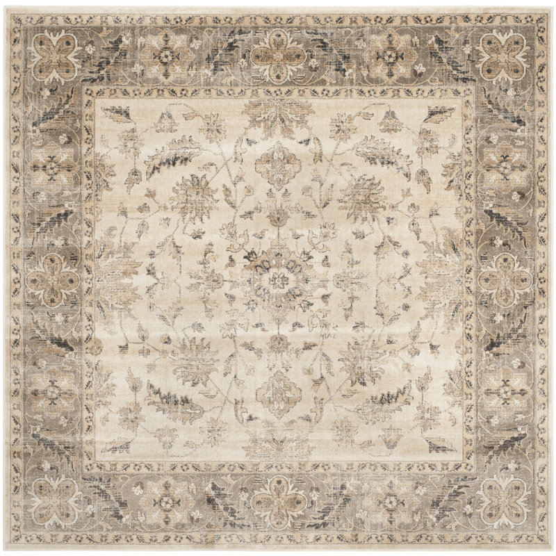 Tapis ivoire Lyniya, Carré 6 pi