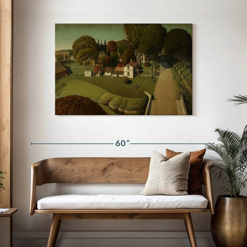 Alvord The Birthplace Of Herbert Hoover, 30" H x 45" W