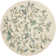 Autumn Martha Stewart Hand Tufted Wool/Viscose Floral Rug in Colonial Blue